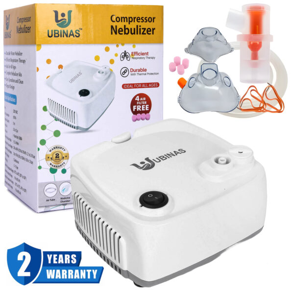 Eco Piston Compressor Nebulizer Machine for Adults & Kids (2 Years Warranty)