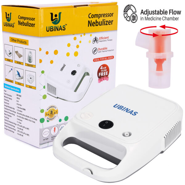 Advance Piston Compressor Nebulizer Machine for Adults & Kids (2 Years Warranty)